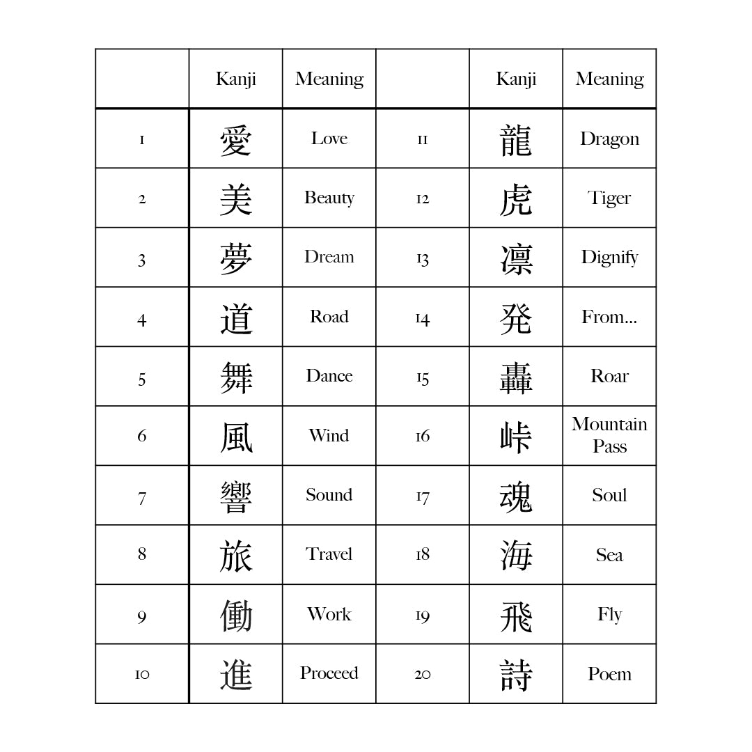 【Customized Kanji】Silver Ring (14-2478)