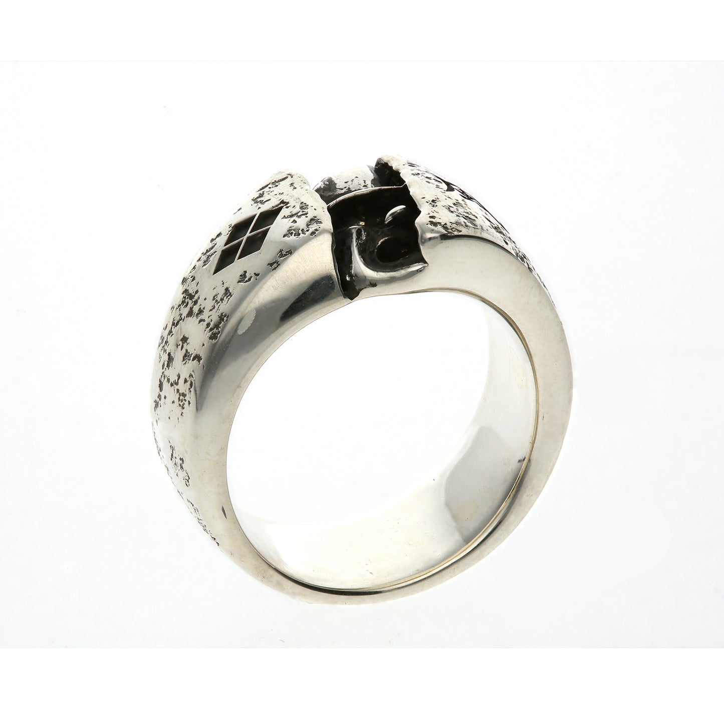 Silver Hidden Samurai Ring (14-2361)