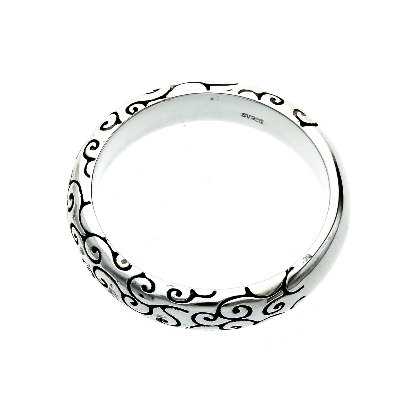 Silver Karakusa pattern Ring | 14-2463