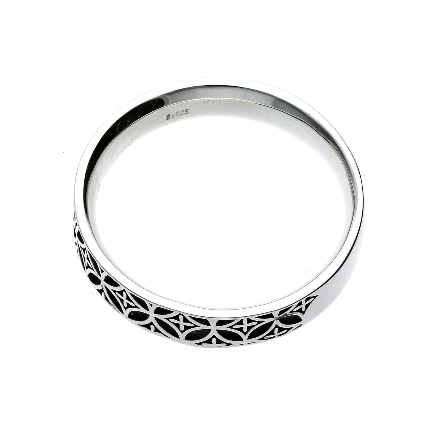 Silver Edokiriko Pattern Ring | 14-2465