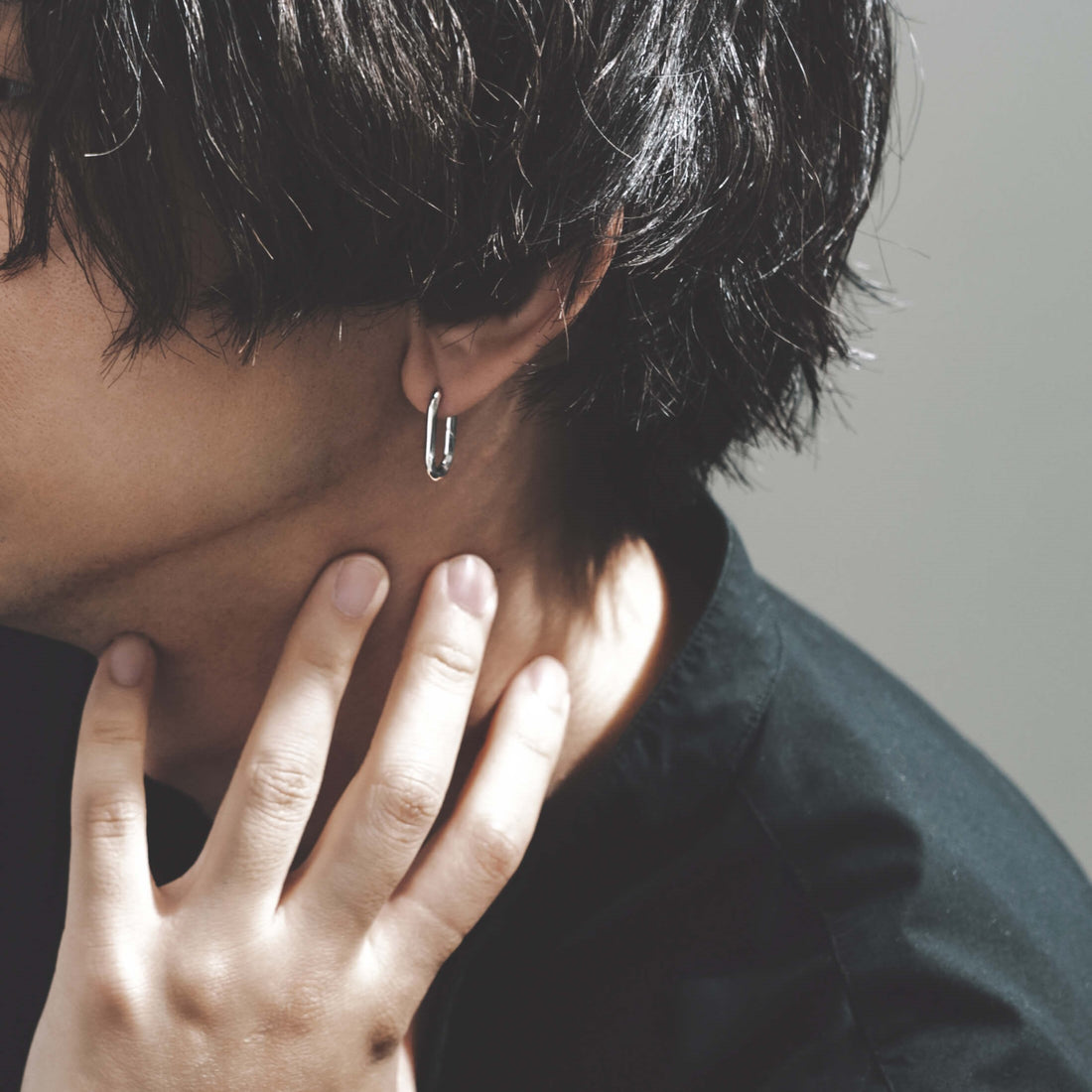 Silver Hoop Earrings|44-1517-1518