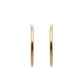 K18 hoop earrings（M・thin type）｜	95-8092