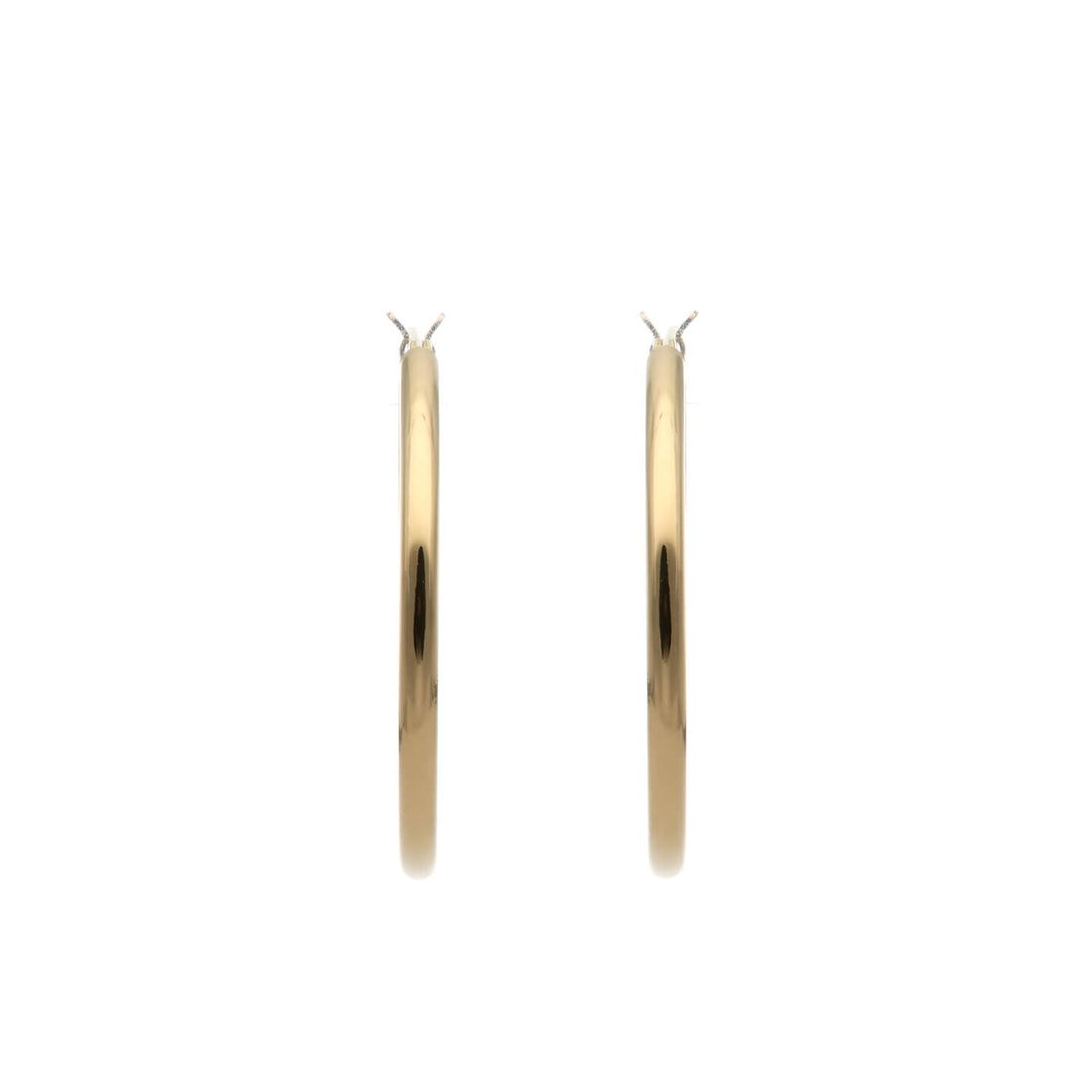 K18 hoop earrings（M・thin type）｜	95-8092