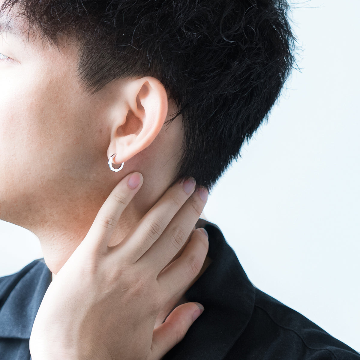 Silver Hoop Earrings|41-2430-2431-2447