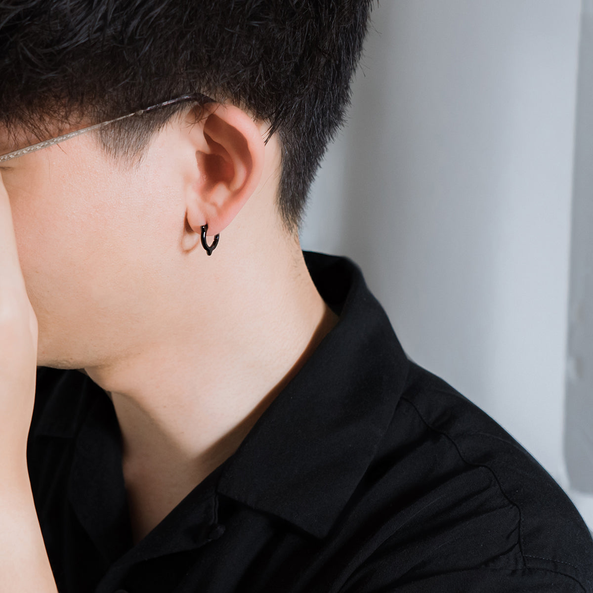 Silver Hoop Earrings|41-2434-2435-2449