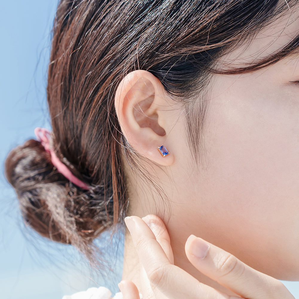 10 Karat Gold Birthstone Earrings |43-8001-8015