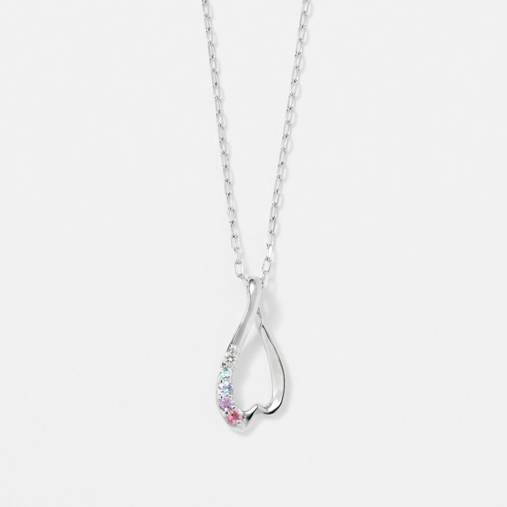 Pre-Order Item K10 White Gold Yozakura Necklace | 96-1506