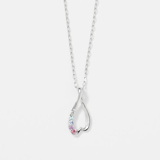 Pre-Order Item K10 White Gold Yozakura Necklace | 96-1506