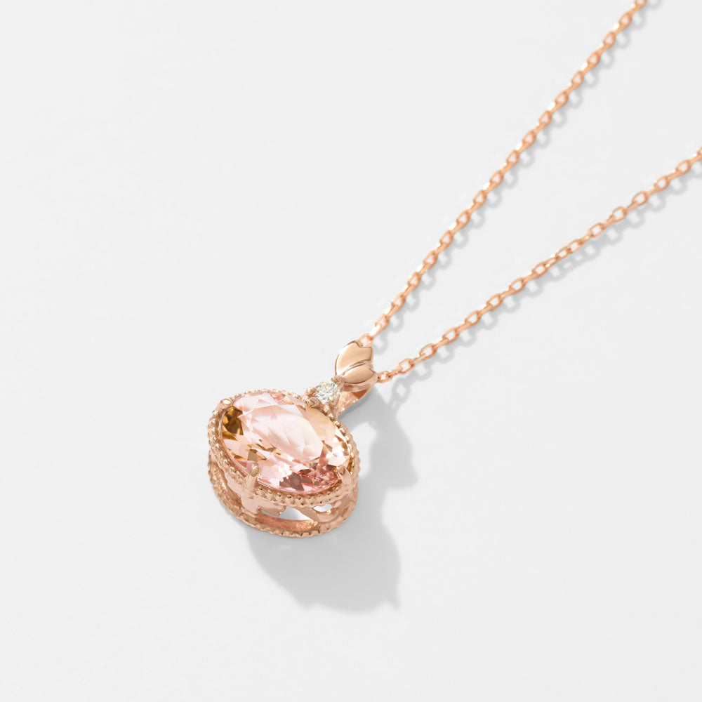 K18PG Sakura Necklace｜96ｰ1511