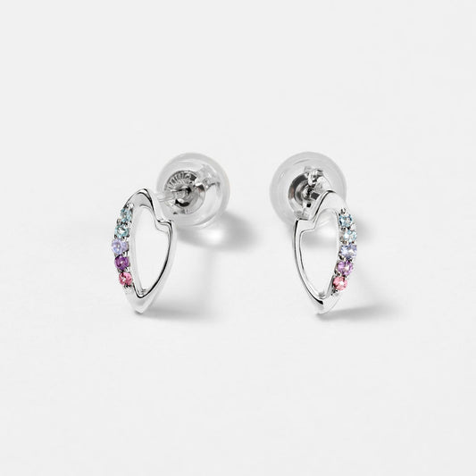 Pre-Order Item K10 White Gold Yozakura Earrings | 96-3360