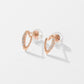 Pre-Order Item K10 Pink Gold Hizakura Earrings | 96-3359