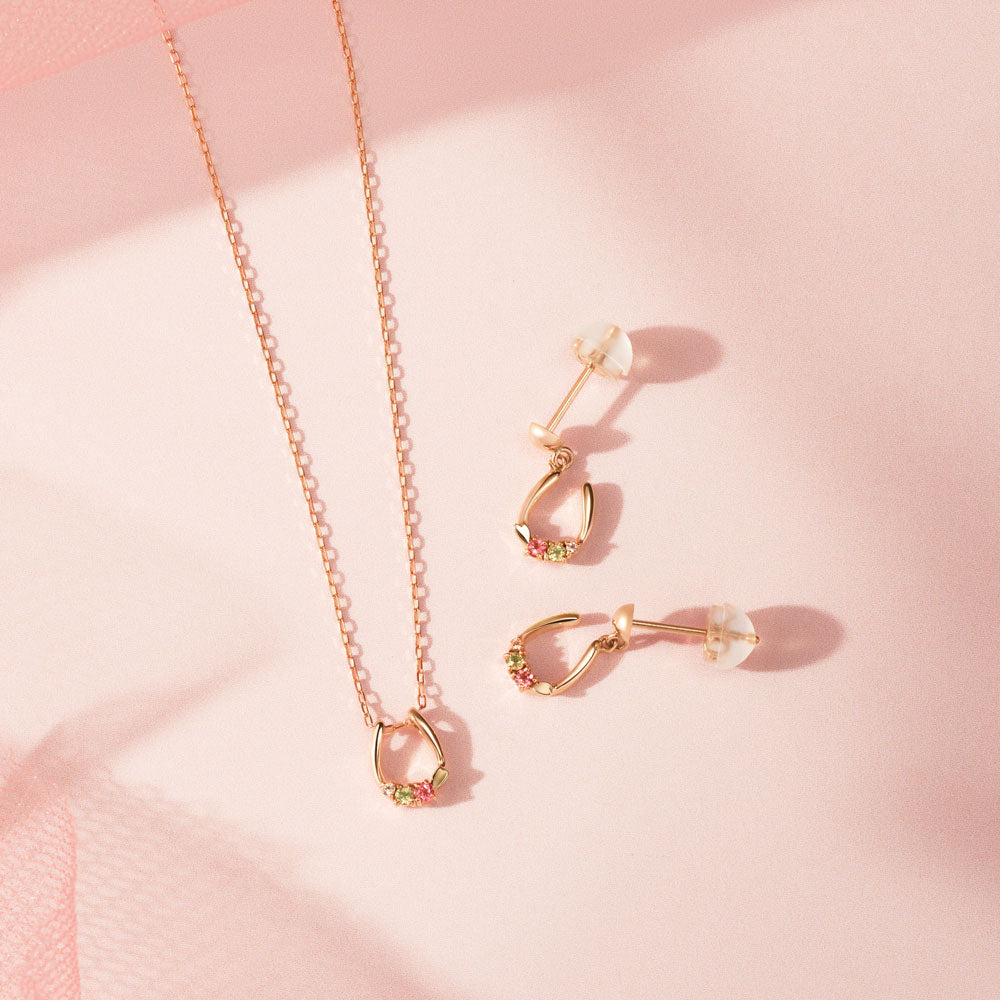 K10PG Sakura Earrings｜96ｰ3361