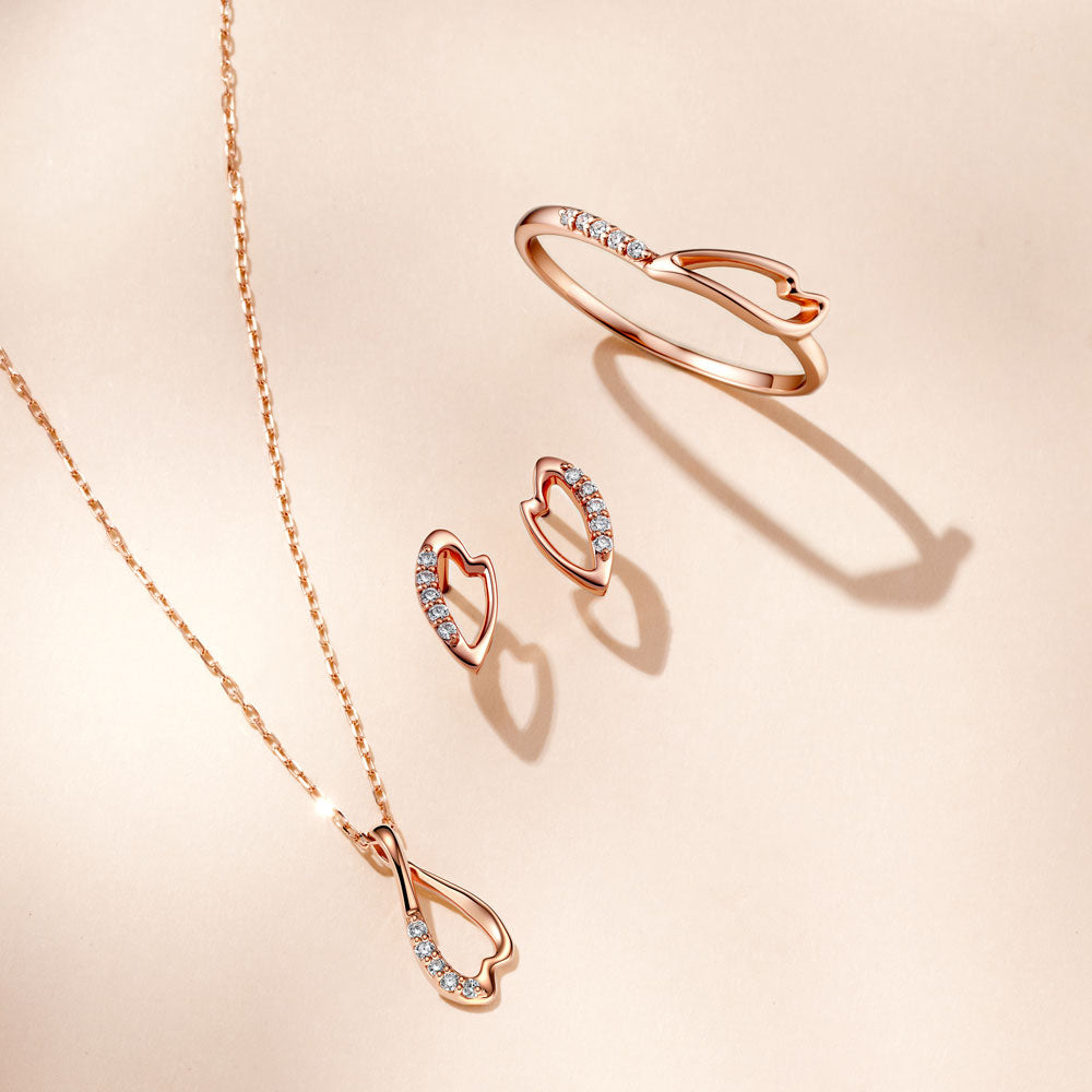 Pre-Order: Haruzakura Necklace | K10 Pink Gold