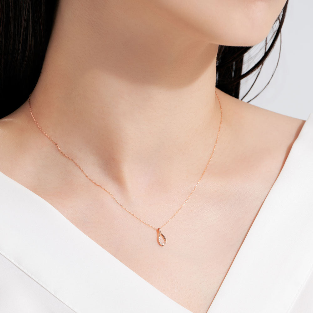 Haruzakura Necklace | K10 Pink Gold – L&Co. JAPAN