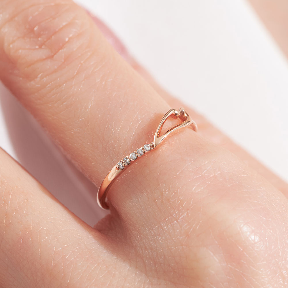 Pre-order K10PG Yozakura Ring | 96-2241