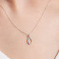 Pre-Order Item K10 White Gold Yozakura Necklace | 96-1506