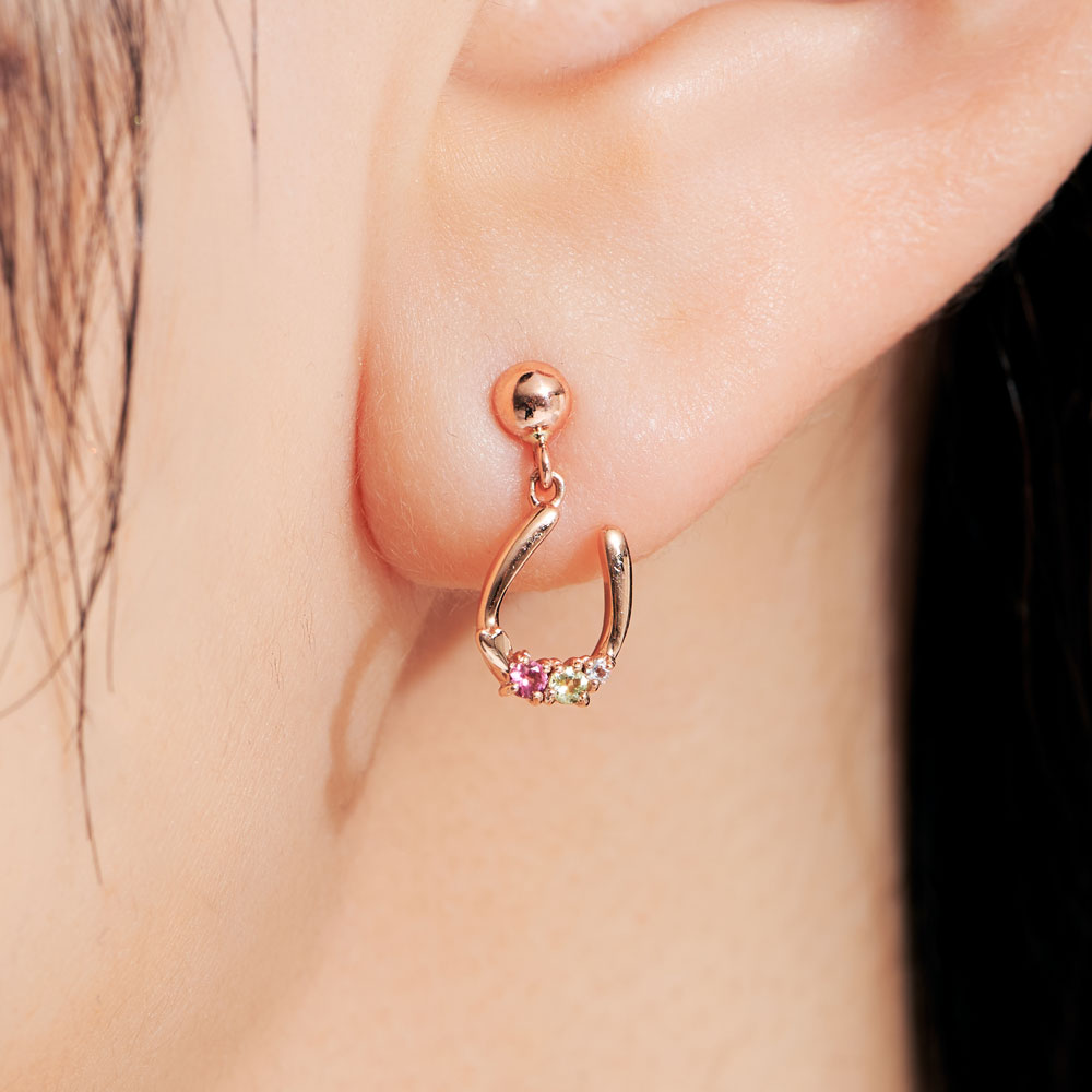 K10PG Sakura Earrings｜96ｰ3361