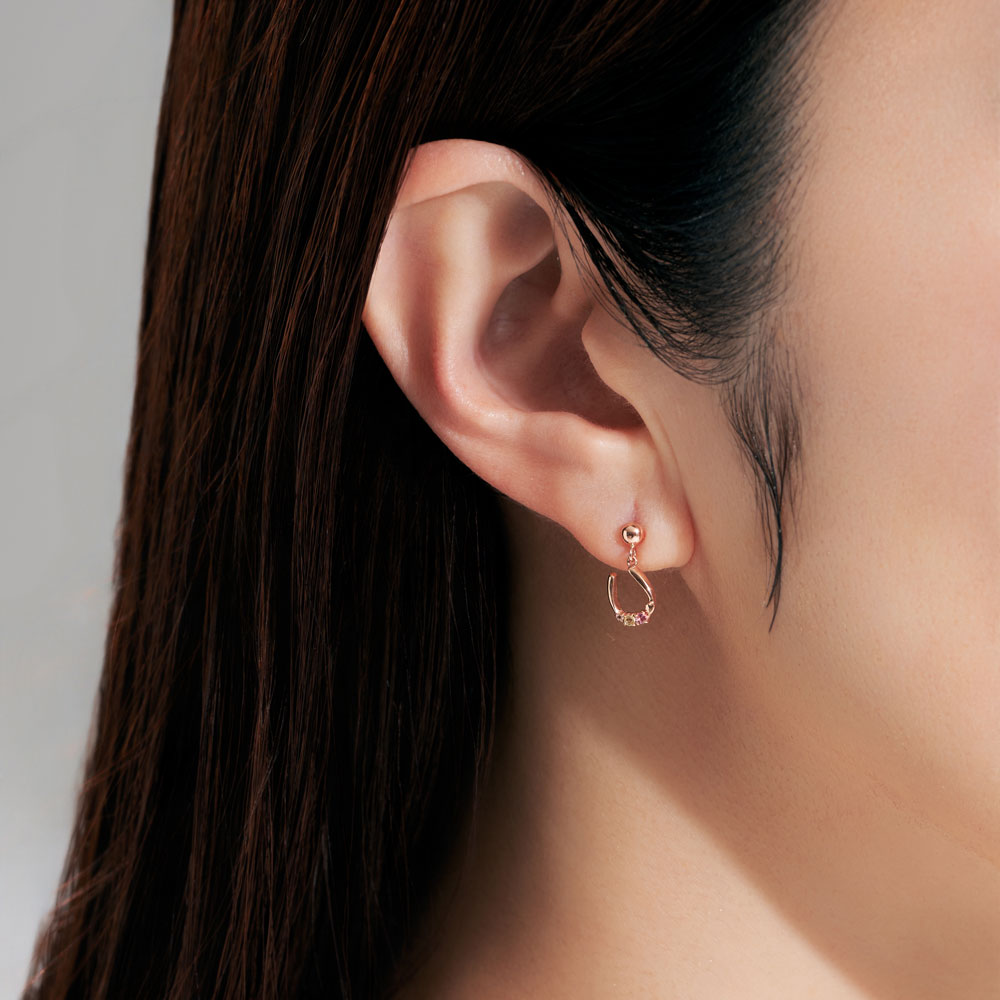 K10PG Sakura Earrings｜96ｰ3361