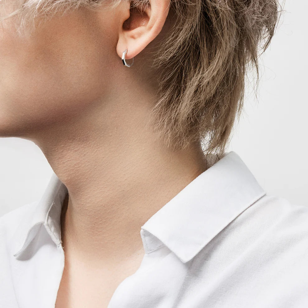 Silver Hoop Earrings｜41-2430-2431-2447