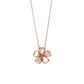 Silver Color Stone Sakura Necklace｜60-9407-9410
