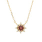 18 Karat Gold Diamond and Birthstone Necklace | 96-1095-1106
