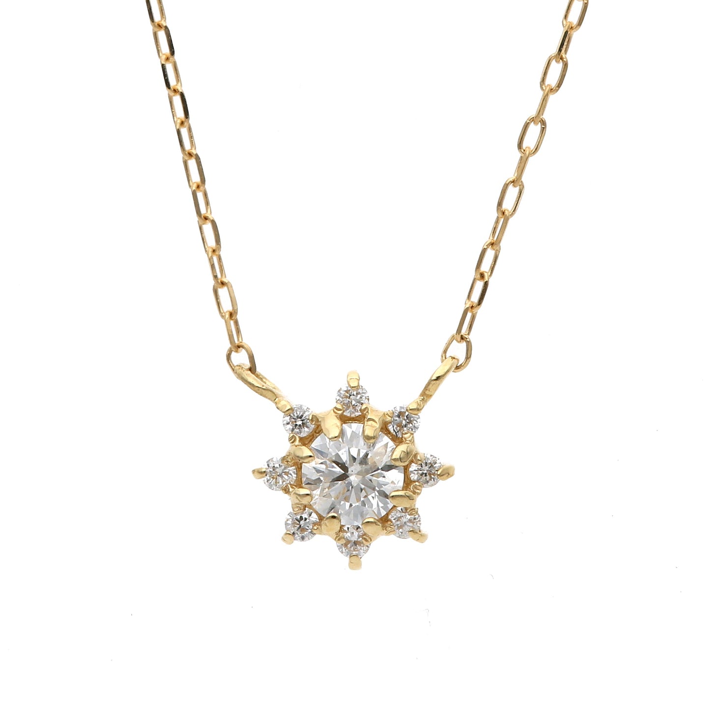 18 Karat Gold Diamond and Birthstone Necklace | 96-1095-1106