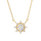 18 Karat Gold Diamond and Birthstone Necklace | 96-1095-1106