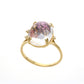 18 Karat Gold Colored Stone Ring｜96-2132
