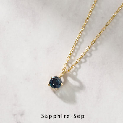 10 Karat Gold birthstone Necklace（60-8041-8052）