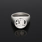 【Customized Kanji】Silver Ring (14-2478)