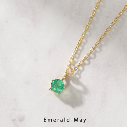 10 Karat Gold birthstone Necklace（60-8041-8052）