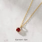10 Karat Gold birthstone Necklace（60-8041-8052）