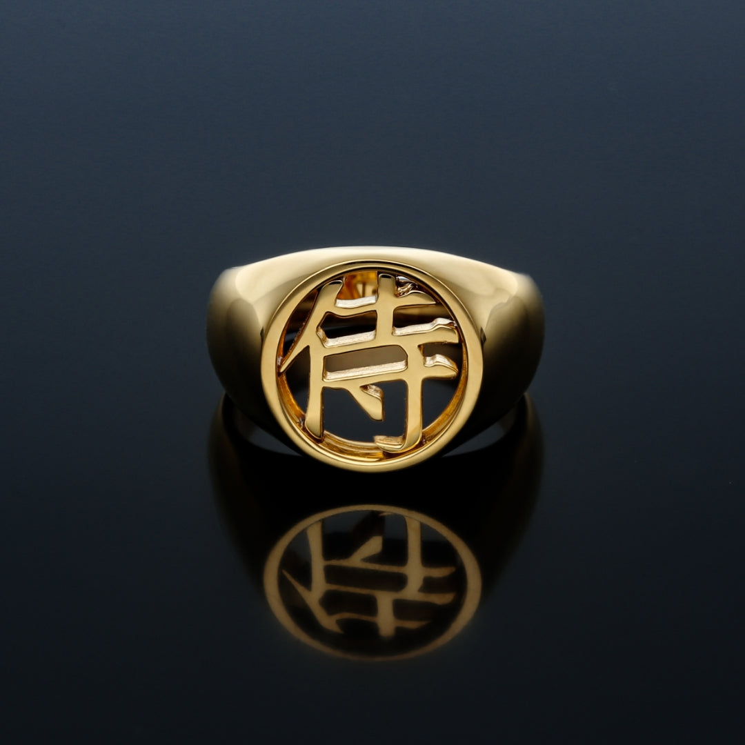 Customized Kanji】18 Karat Solid Gold Ring (20-4634) – L&Co. JAPAN