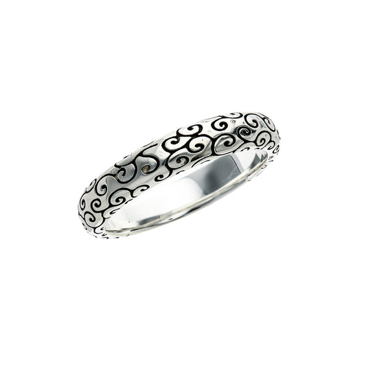 Silver Karakusa pattern Ring  | 14-2463