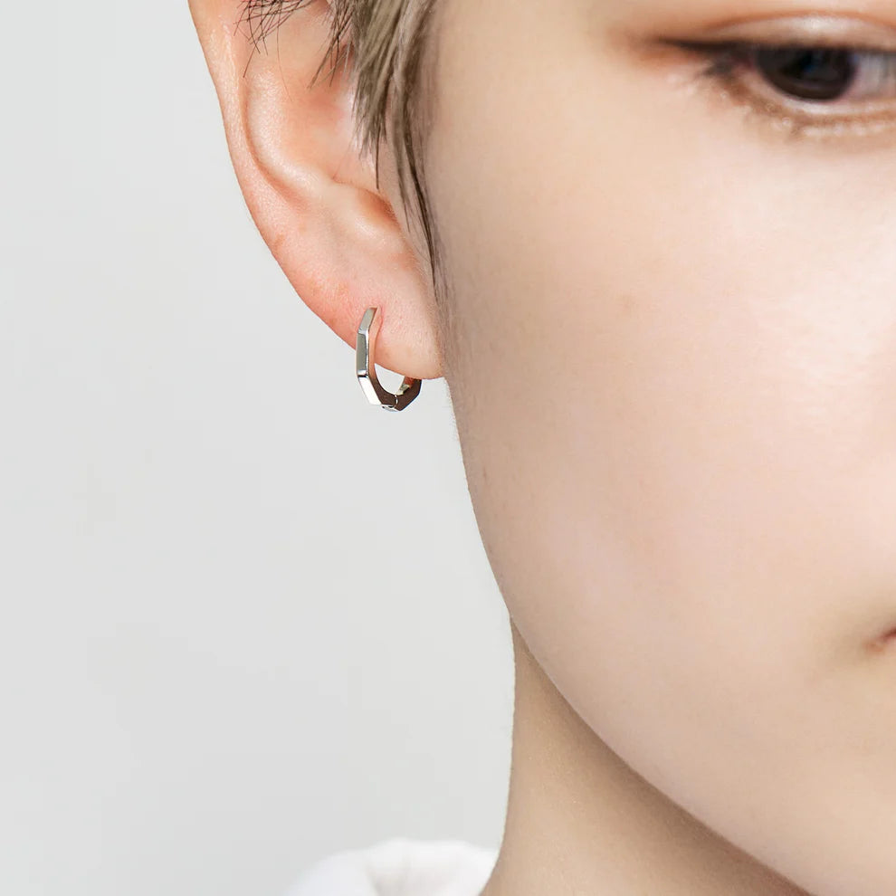 Silver Hoop Earrings｜41-2430-2431-2447