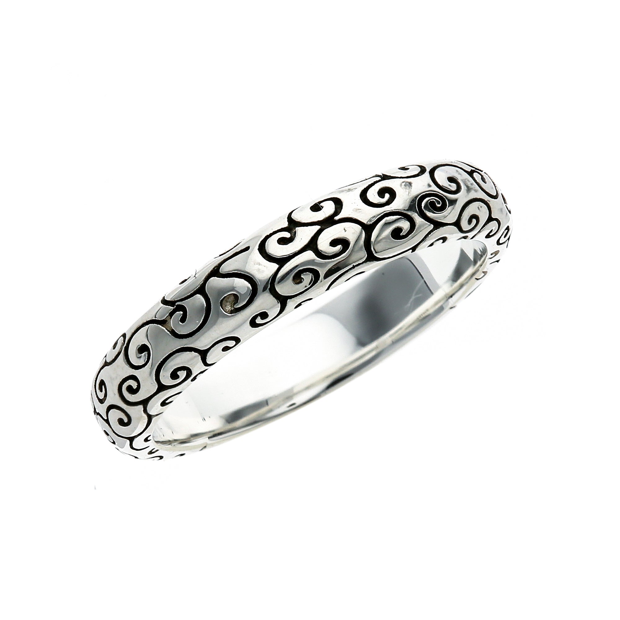 Silver Karakusa pattern Ring  | 14-2463