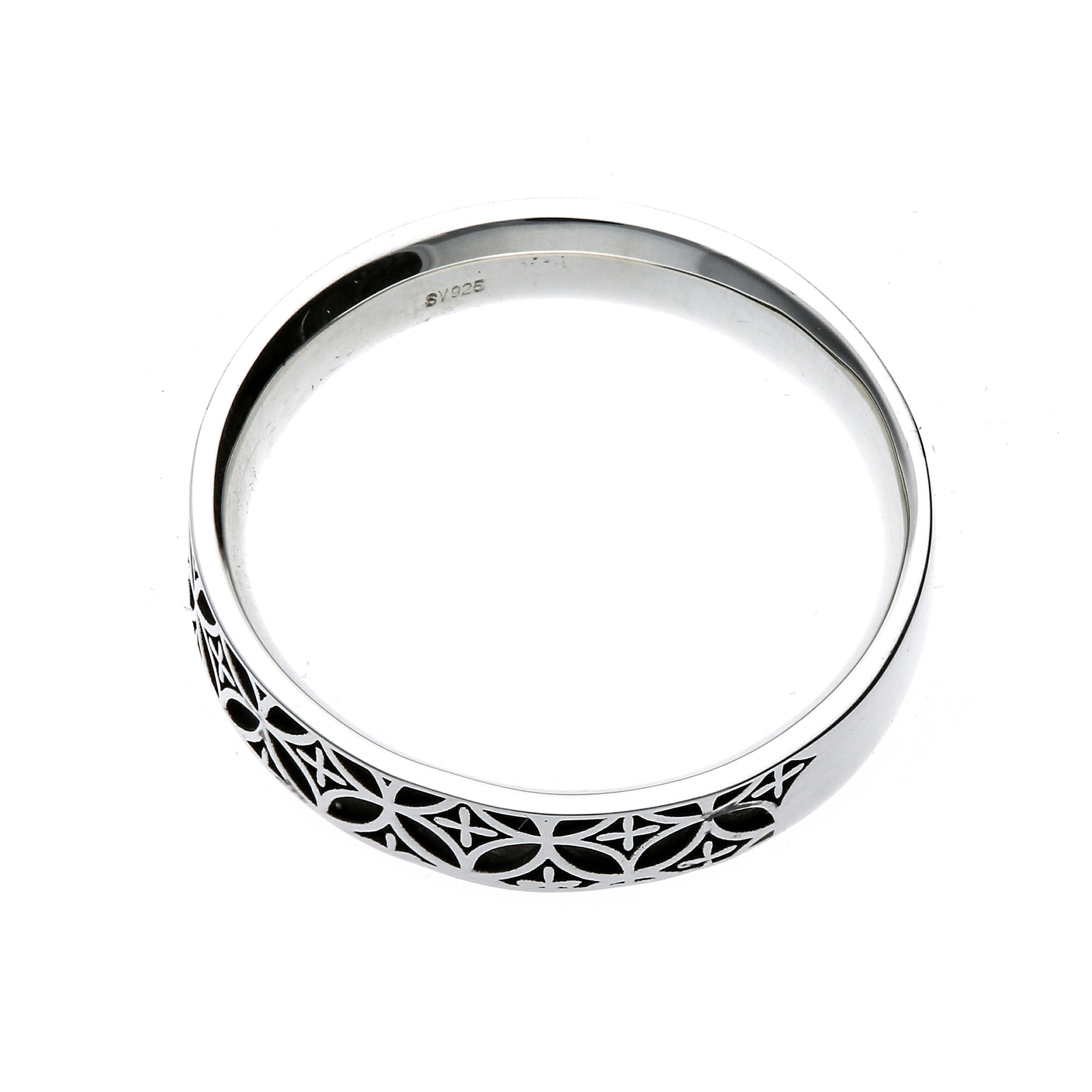 Silver Edokiriko Pattern Ring | 14-2465