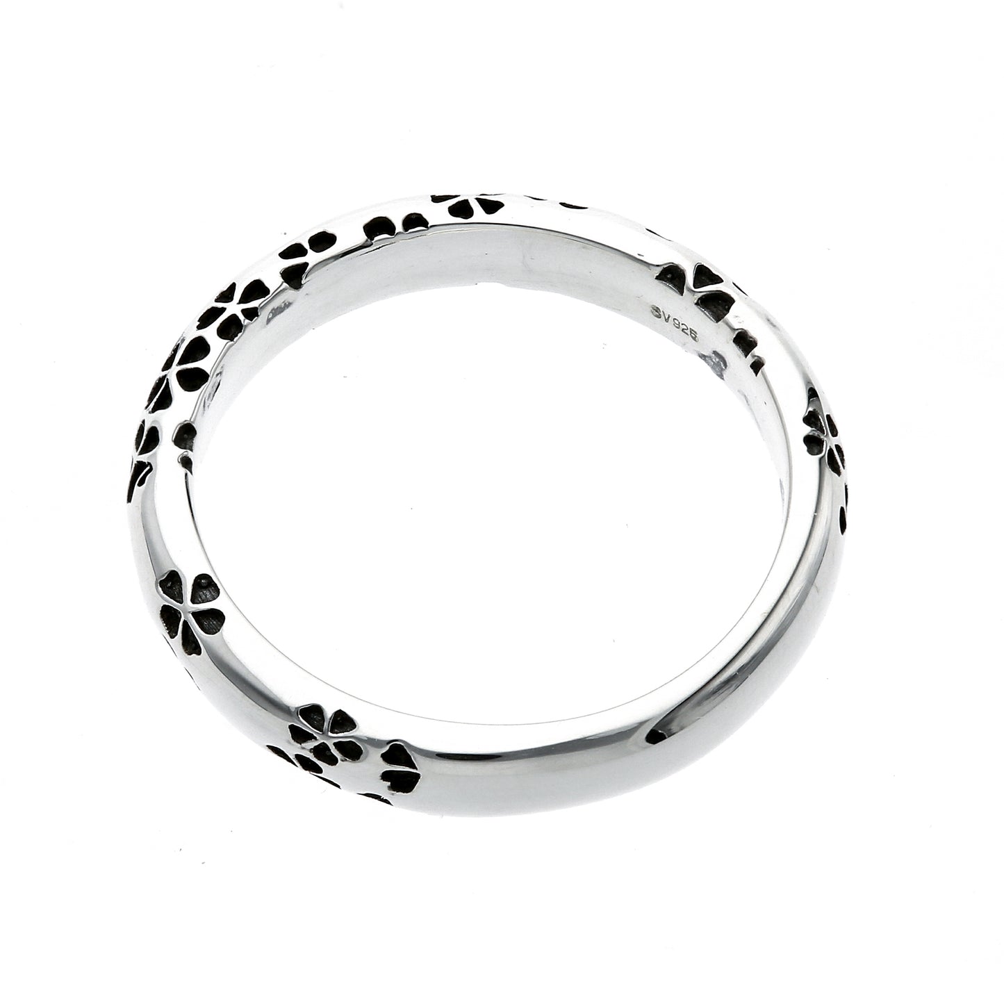 Silberner Sakura-Muster-Ring (14-2468) 