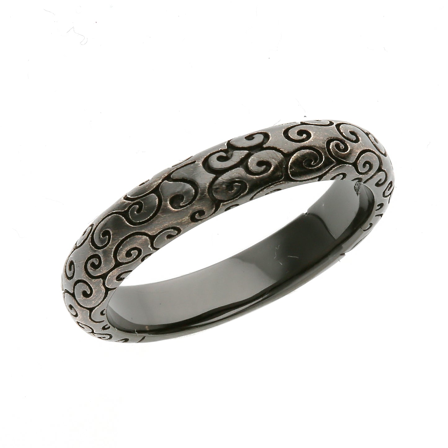 Silver Karakusa pattern Ring  |14-2472