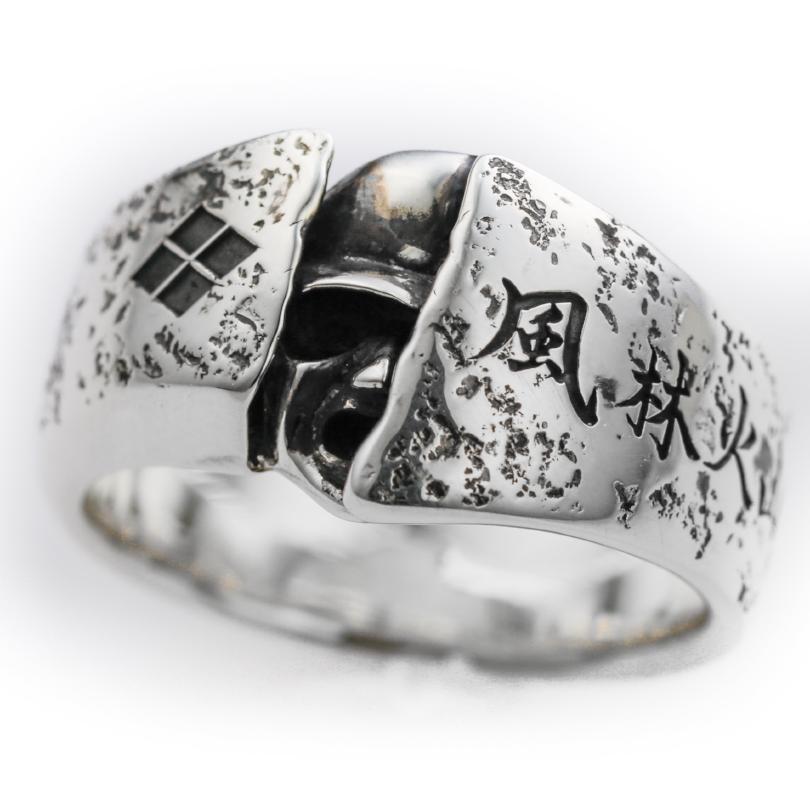 Silver Hidden Samurai Ring (14-2361)-Ring-Samurai-Jewels Japan