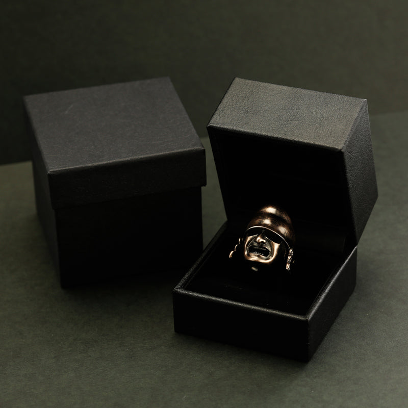 SILVER SAMURAI RING (14-2295)-Ring-Samurai-Jewels Japan