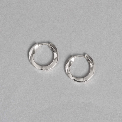 Silver Hoop Earrings｜44-1523-1524
