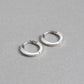 Silver Hoop Earrings｜44-1523-1524