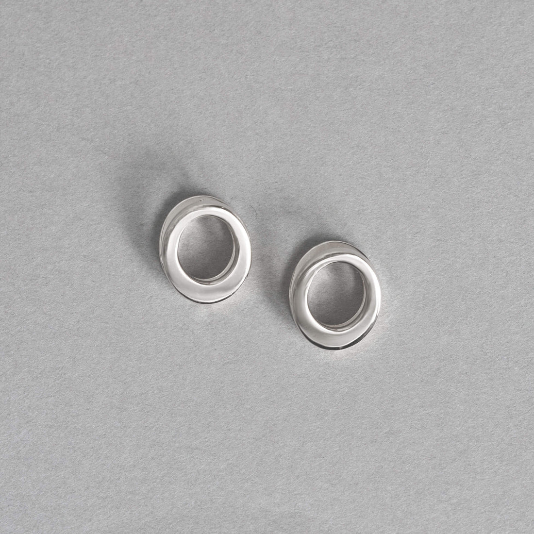 Silver Hoop Earrings｜44-1535-1536