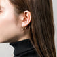 K18 hoop earrings（S・thick type）｜95-8095