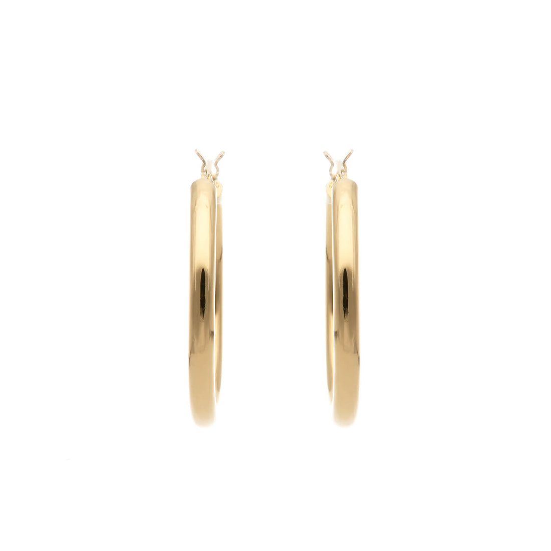 k18 japan gold hoop earings