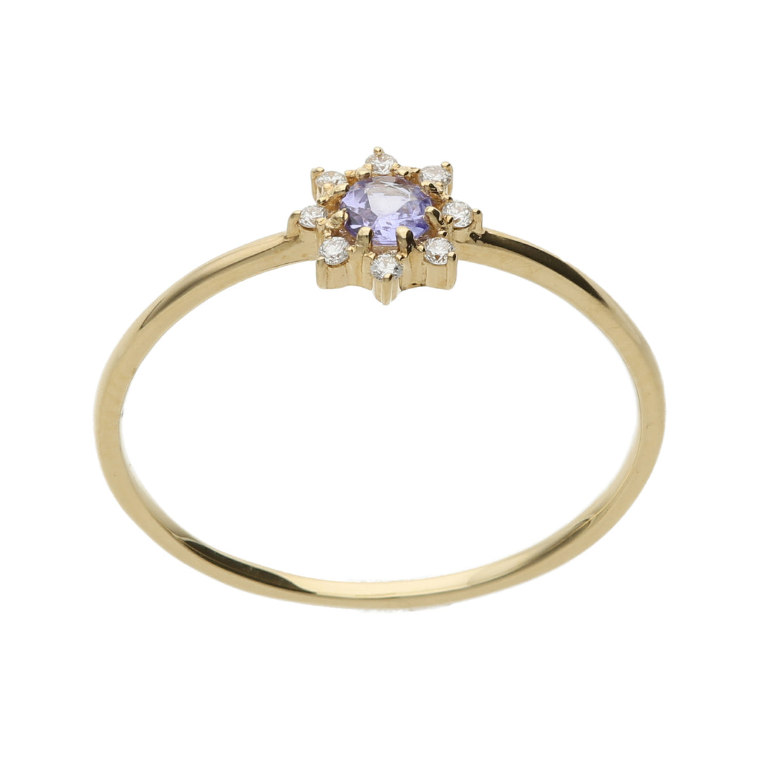 Stackable April Birthstone Rings - Diamond – Sweet Romance Jewelry
