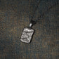 Silver Samurai Necklace "Takeda Shingen" (64-3497)