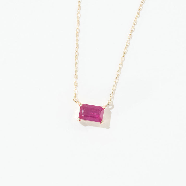10 Karat Gold Birthstone Necklace｜63-8161-8175 by L&Co