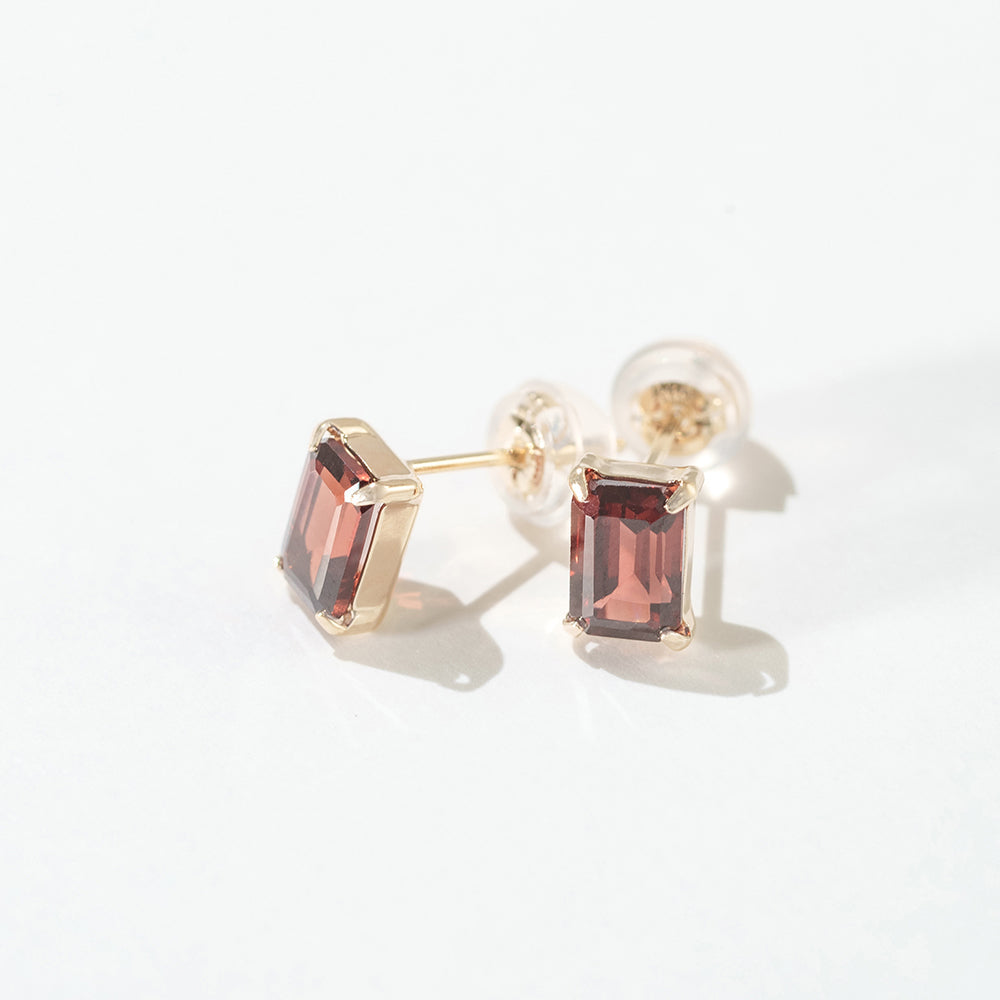 10 Karat Gold Birthstone Earrings ｜43-8001-8015